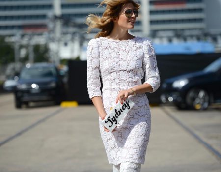 Knitted lace pieces trend