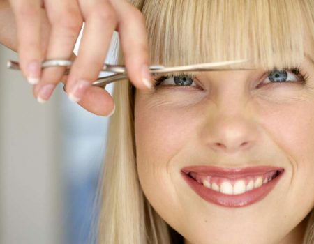 Summertime hairstyles: lots of bangs and a whole lot of volume