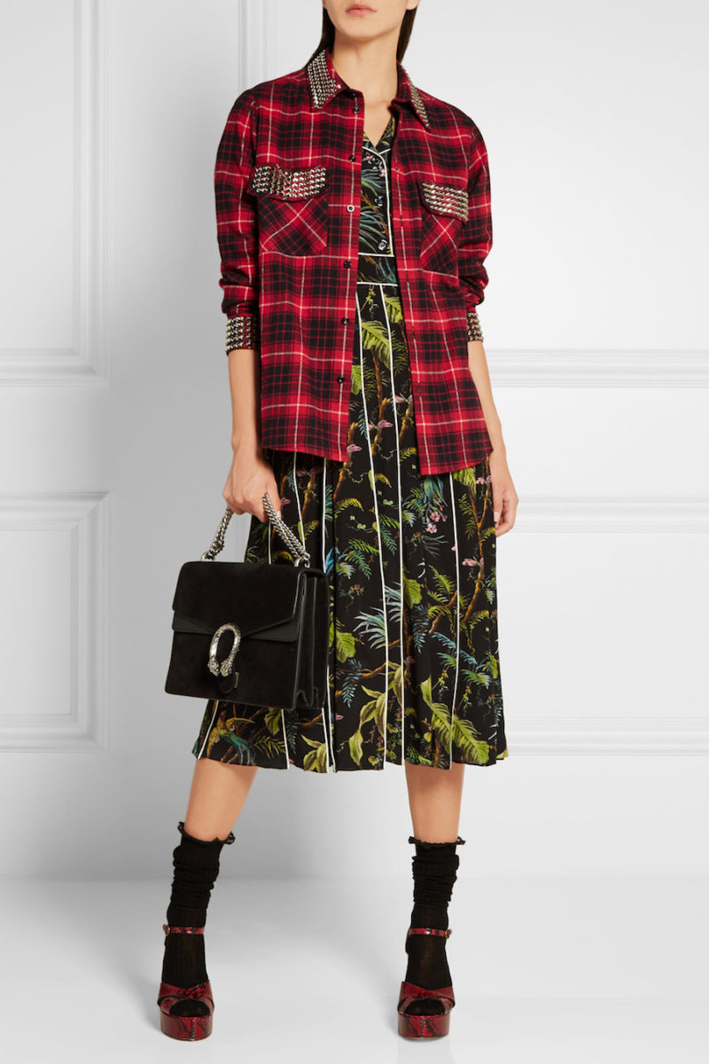 Plaid from Gucci via Netaporter
