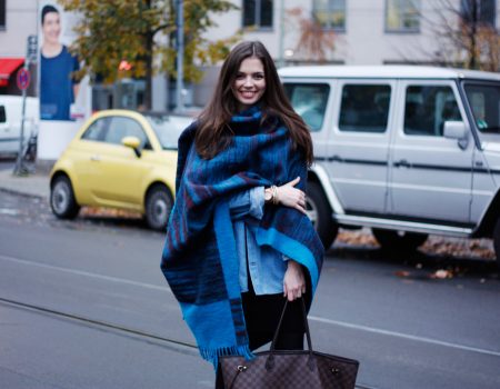 Fashionable scarves for a winter