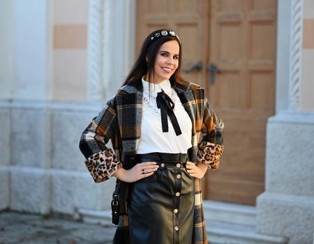 Style of the day: the leather skirt