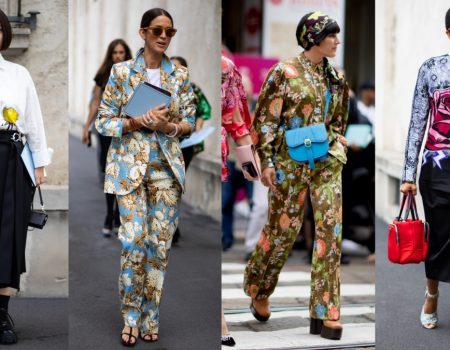 How to wear big flower prints
