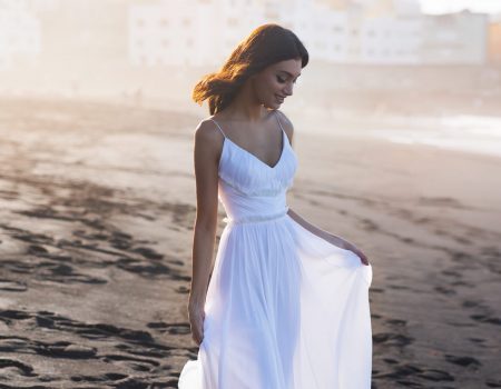 How to style a simple wedding dress