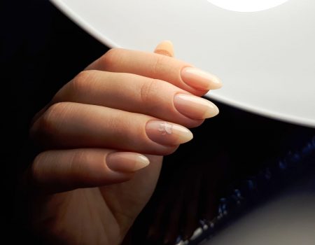 The almond shaped nails