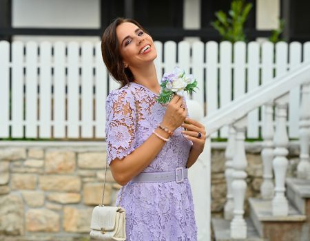 Wearing violet during fall