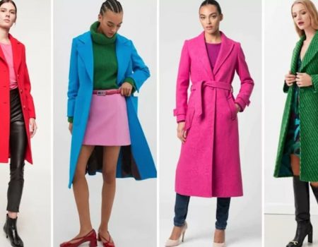 How to wear a colored coat