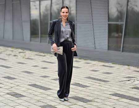 Style fo the day: the velvet suit