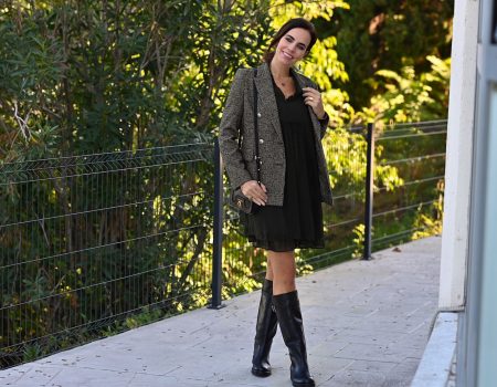 Style of the day: the mini dress and boots