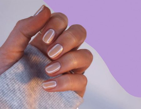 Hot right now: Vanilla Chrome Nails