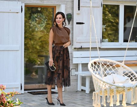 Wearing black and brown together