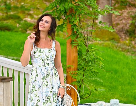 Style of the day: the hydrangea dress