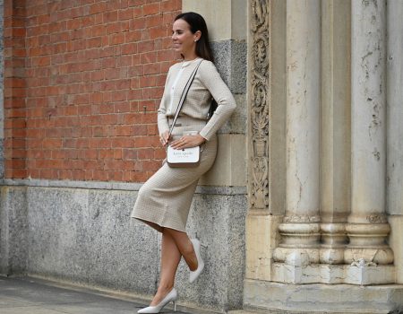 Style of the day: the knitted two piece set