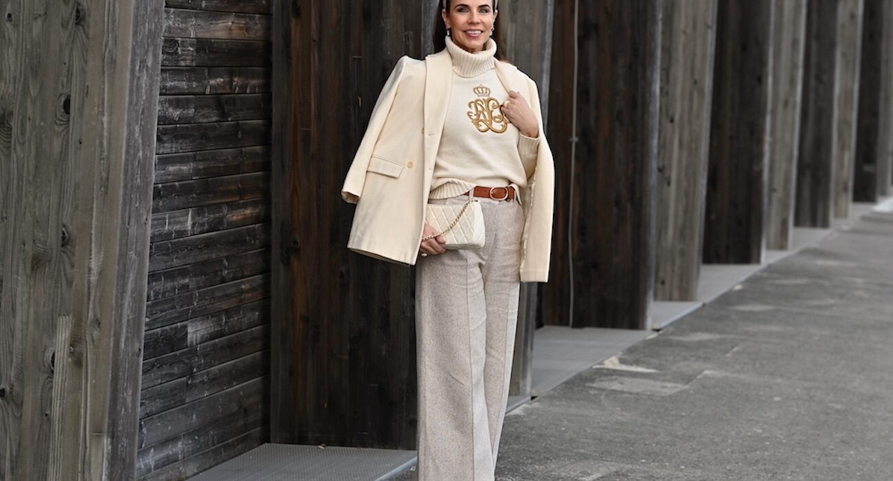 Style of the day: cream turtleneck