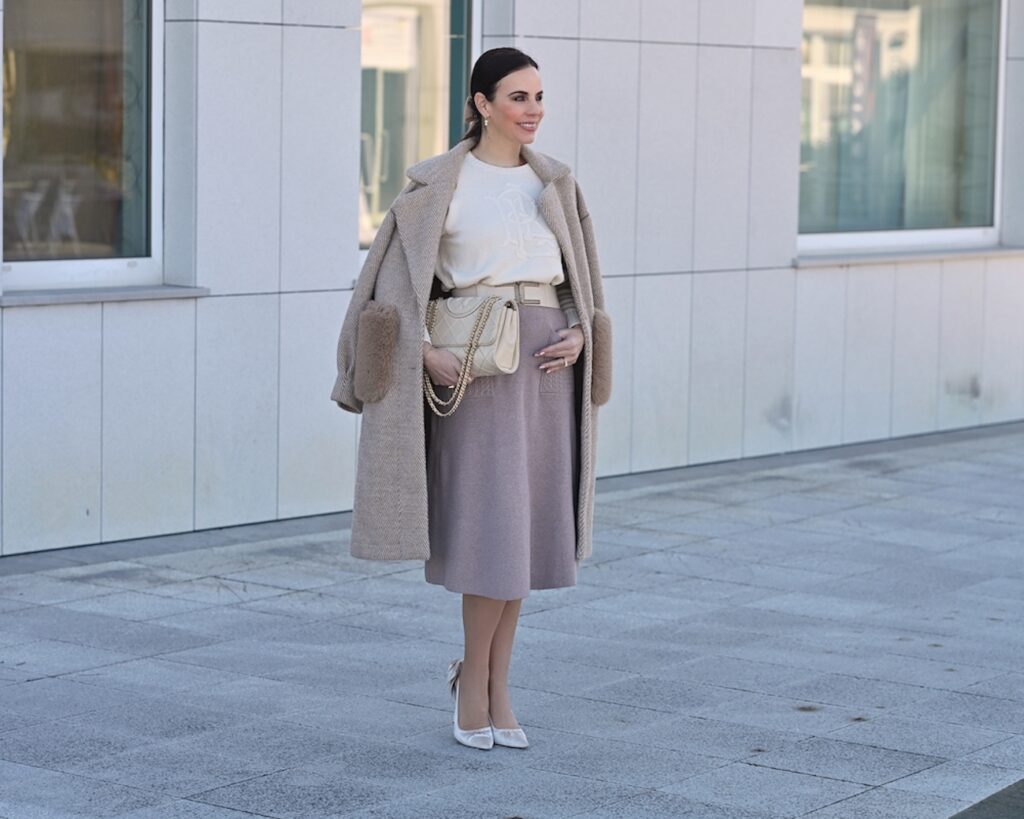 Style of the day: Midi Knit Skirt