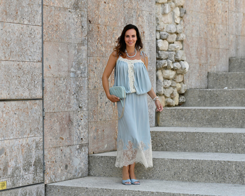 Style of the day: the baby blue set